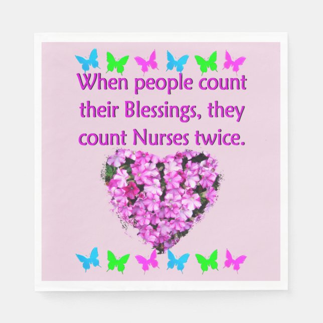 GUARDANAPO DE PAPEL ENFERMEIROS SÃO APRECIADOS (Frente)