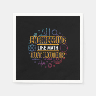 Guardanapo De Papel Engenharia De engenheiros Como Matemática