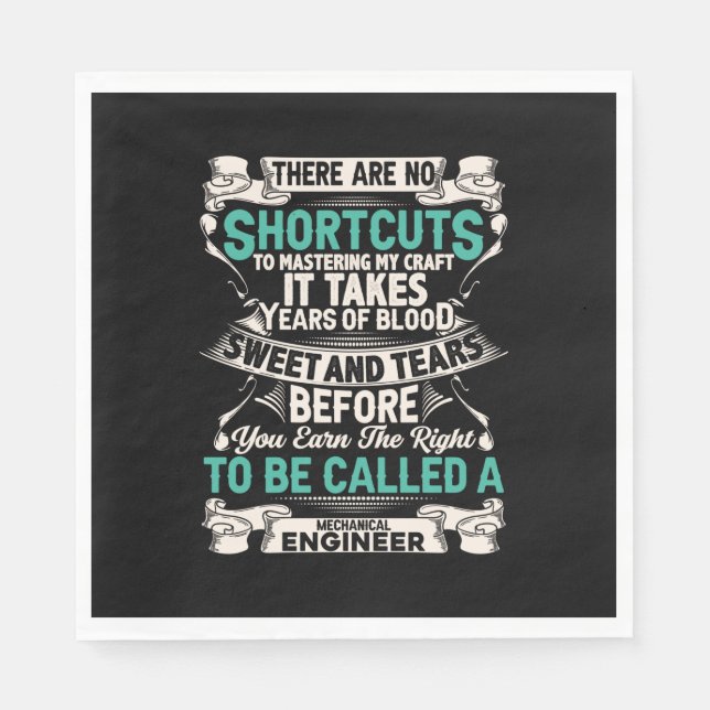 Guardanapo De Papel Engineer Mechanical Engineer (Frente)