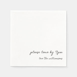 Guardanapo De Papel Engraçado Citação do Envelhecimento Noturno Person