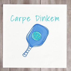 Guardanapo De Papel Engraçado Pickleball Carpe Dinkem Humor