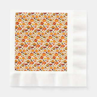 Guardanapo De Papel "Engraçado Pumpkin Impressão Paper Napkins.