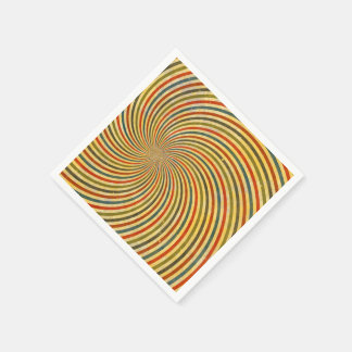 Guardanapo De Papel Engraçado Retro Grunge Swirl + sua ideia