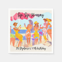 Engraçado Summer Beach Cocktail 50º Aniversário fe