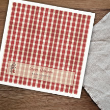 Entrega Especial de Bebê de Xadrez Vermelho Italia