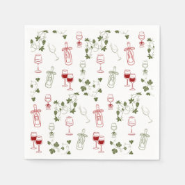 Guardanapo De Papel Envelhecendo Como Um Bom Vinho