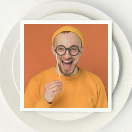 Guardanapo De Papel Envio de Selfie de Foto Divertida