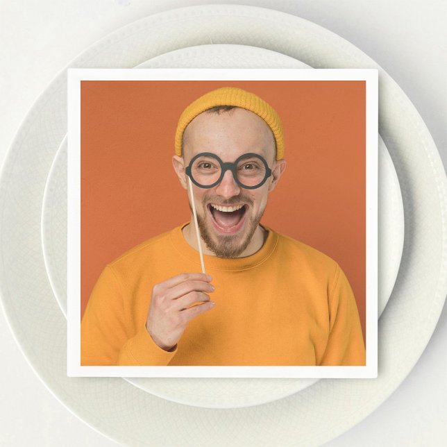 Guardanapo De Papel Envio de Selfie de Foto Divertida (Criador carregado)