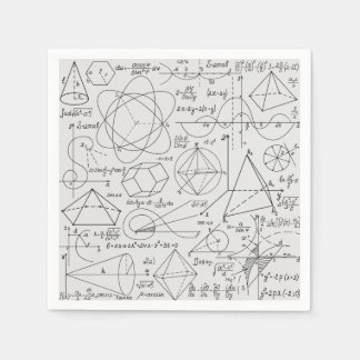 Guardanapo De Papel Equação Euclidiana de Fórmula Geométrica Matemátic