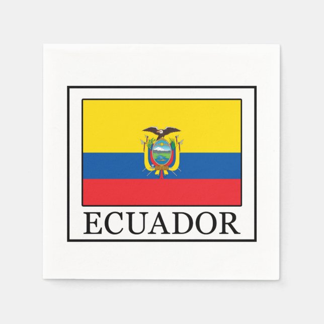 Guardanapo De Papel Equador (Frente)