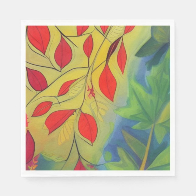 Guardanapo De Papel Equinócio de Queda (Frente)