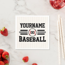 Guardanapo De Papel Equipe de NOME Personalizada do Jogador de Basebal