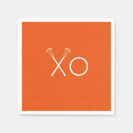 Guardanapo De Papel Equipe Laranja de Lacrosse