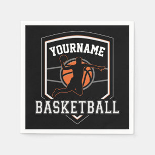 Guardanapo De Papel Equipe Personalizada de Jogador de Basquete