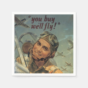 Guardanapo De Papel Era da WWII