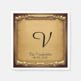 Guardanapo De Papel Era uma vez Casando Napkin