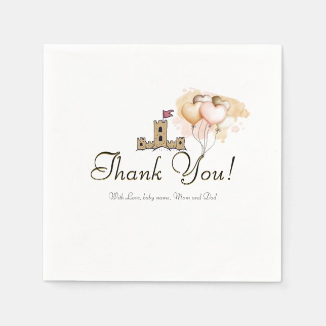 Guardanapo De Papel Era uma vez numa Terra de Alegria (Frente)