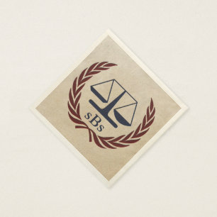 Guardanapo De Papel Escalas de presentes personalizados de advogados d