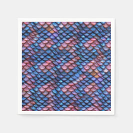 Guardanapo De Papel Escalas de Sereia