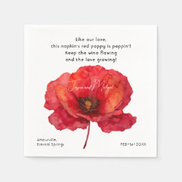 Guardanapo De Papel Escarlet Elegância Petal