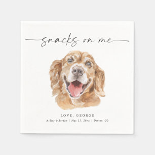 Guardanapo De Papel ESCOLHA SEU CÃO Casamento Personalizado de Cães