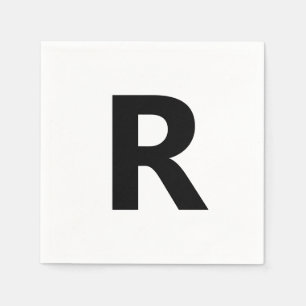 Guardanapo De Papel Escolher qualquer letra Fonte: Aberto Sans Conde