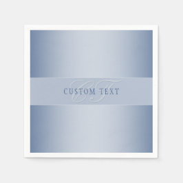 Guardanapo De Papel Escrevendo de Script Monograma Editável Elegante |