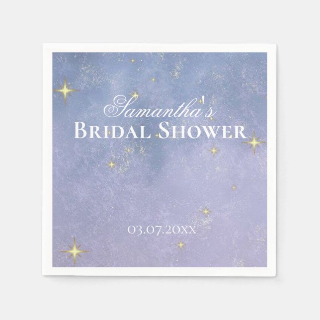 Guardanapo De Papel Escrito no Chá de panela das Estrelas (Frente)