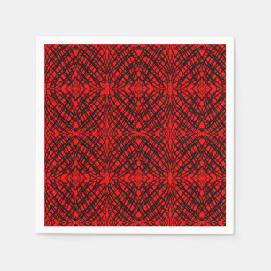 Guardanapo De Papel Escrivora Simples Inclinação Espelho Vermelho