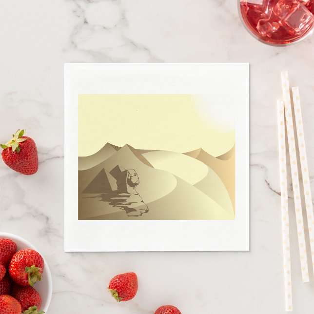 Guardanapo De Papel Esfinge No Deserto (Criador carregado)