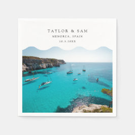 Guardanapo De Papel Espanha Menorca Papel de Casamento Cocktail Napkin