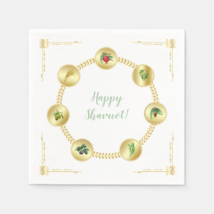 Guardanapo De Papel Espécie decorativa feliz do ornamento sete de