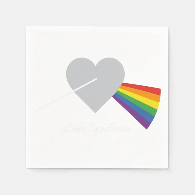 Guardanapo De Papel Espectro de Amor (Frente)
