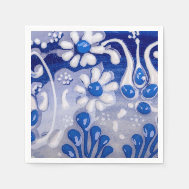 Guardanapo De Papel Espetáculo cerâmico de pote esmaltado (Frente)