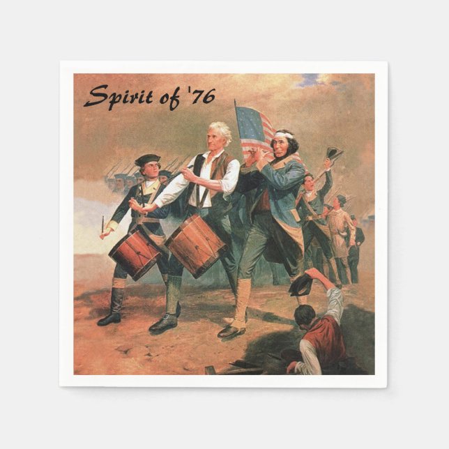 Guardanapo De Papel Espírito de 76 (Frente)