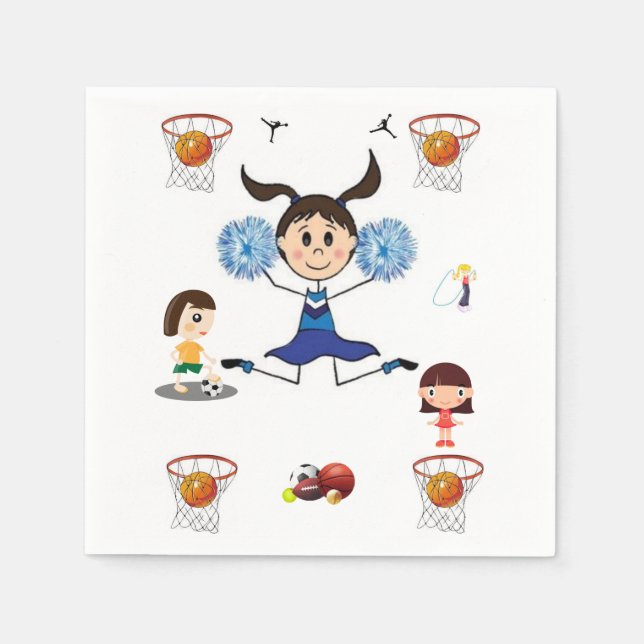 Guardanapo De Papel Esporte Napkins (Frente)