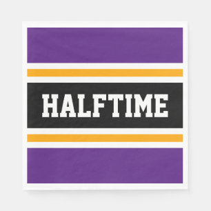 Guardanapo De Papel Esportes Roxo-Amarelo-Amarelo-Amarelo-HALFTIME Str