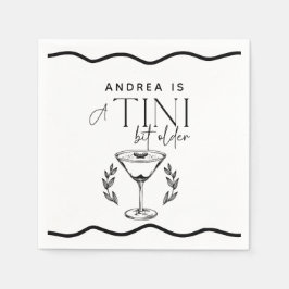 Guardanapo De Papel Espresso | Martini | Cocktail Birthday