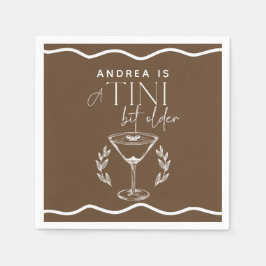 Guardanapo De Papel Espresso | Martini | Cocktail Birthday