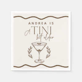Guardanapo De Papel Espresso | Martini | Cocktail Birthday