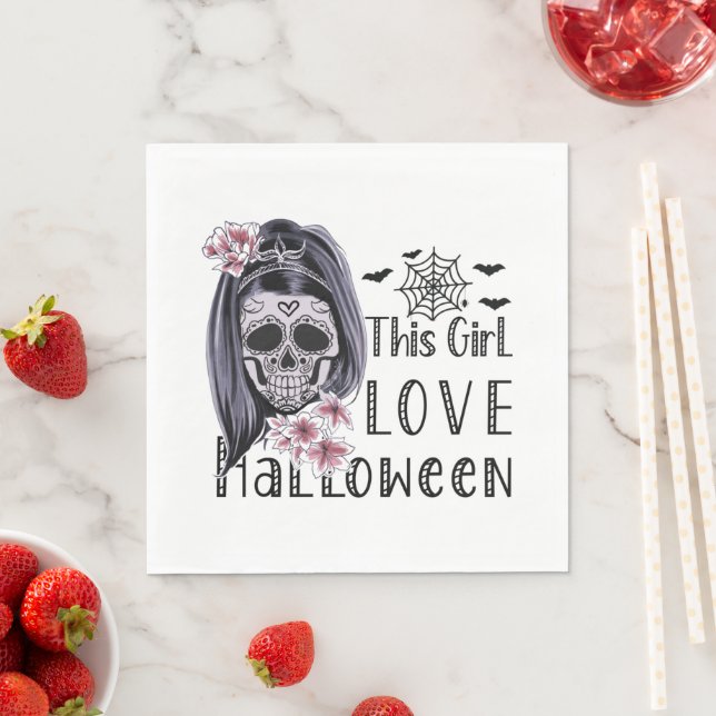 Guardanapo De Papel Essa Menina Adorou Halloween (Insitu)