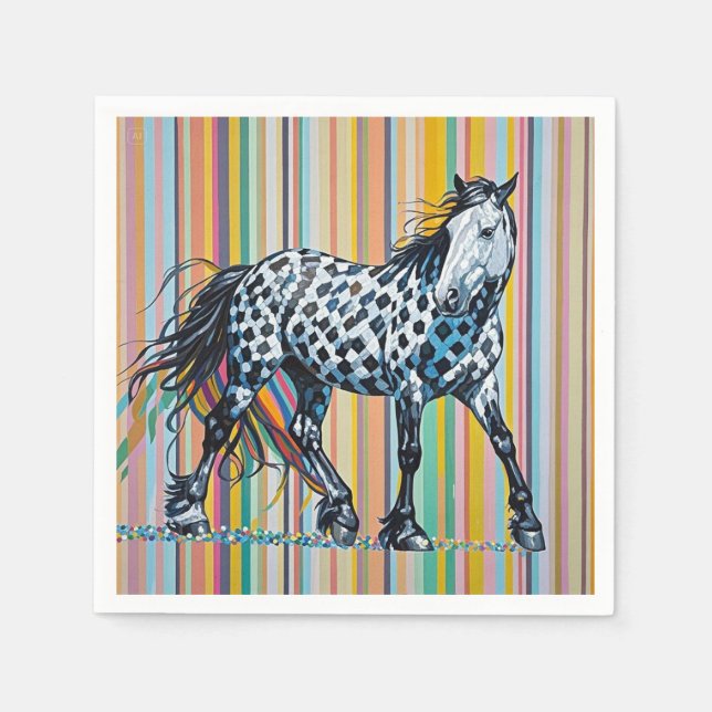 Guardanapo De Papel Essência Terrestre Arte da Parede Russa (Frente)