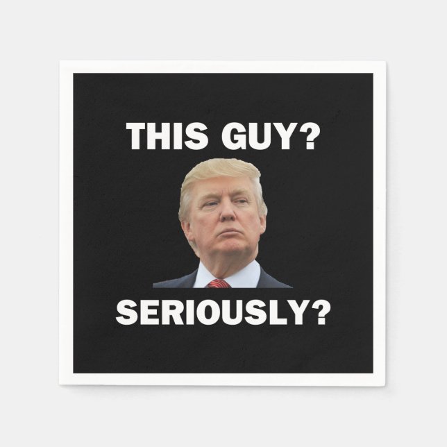 Guardanapo De Papel Esta Cara, Sério? (Frente)