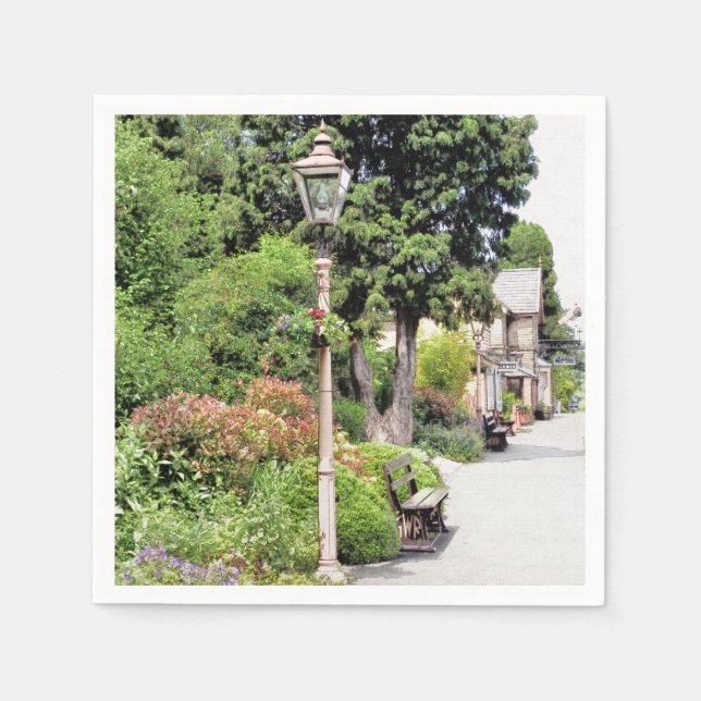 GUARDANAPO DE PAPEL ESTAÇÕES DE COMBOIO (Frente)