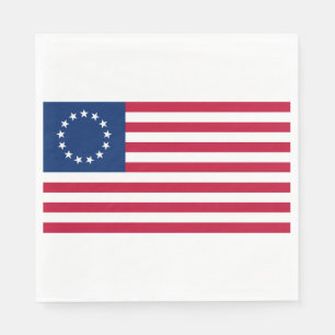 Guardanapo De Papel Estados Unidos Betsy Ross Flag