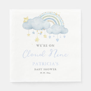 Guardanapo De Papel Estamos no Chá de fraldas Cloud Nine Boy