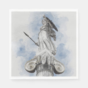 Guardanapo De Papel Estátua grega clássica Athena