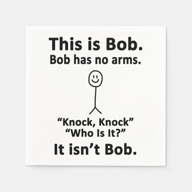 Guardanapo De Papel Este é o Bob (Frente)