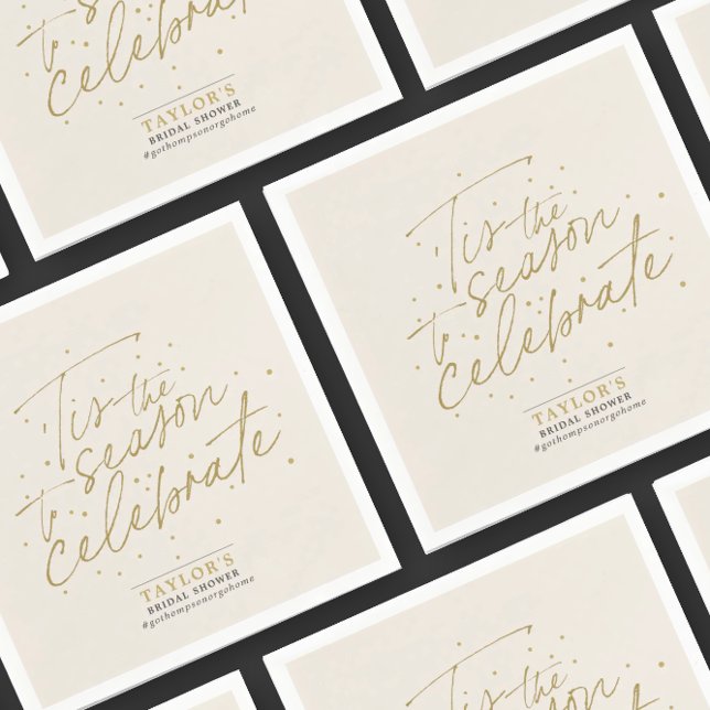 Guardanapo De Papel Este é o Chá de panela de inverno Beige (Criador carregado)