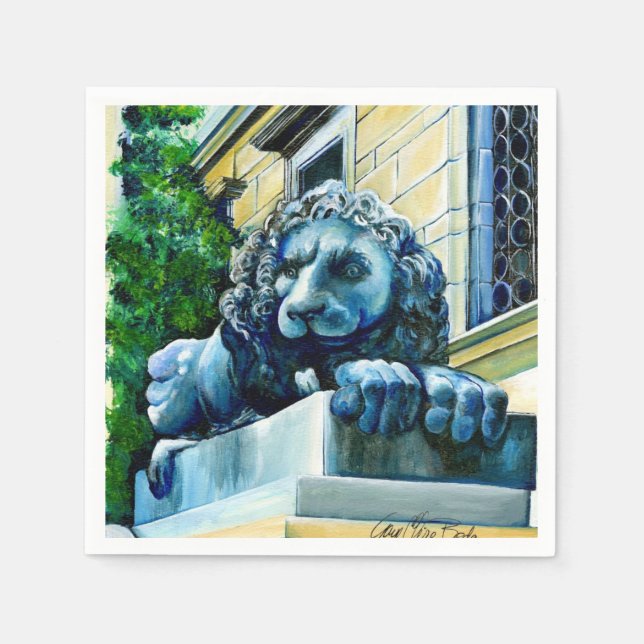 Guardanapo De Papel Esteemed Feline, Washington DC, EUA (Frente)